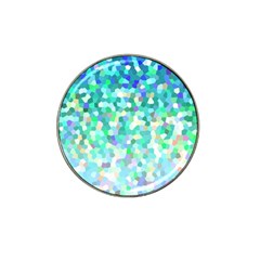 Mosaic Sparkley 1 Golf Ball Marker 4 Pack (for Hat Clip) by MedusArt