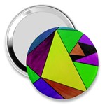 Abstract 3  Handbag Mirror Front