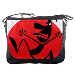 Running Man Messenger Bag by StuffOrSomething