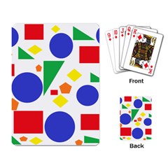 Random Geometrics Playing Cards Single Design by StuffOrSomething