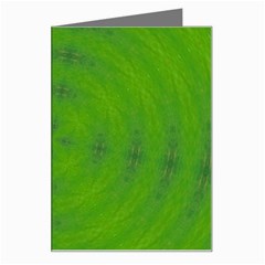 Go Green Kaleidoscope Greeting Card by Fractalsandkaleidoscopes