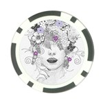 Flower Child Of Hope Poker Chip Front
