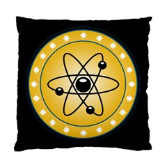 Atom Symbol Cushion Case (two Sided)  by StuffOrSomething