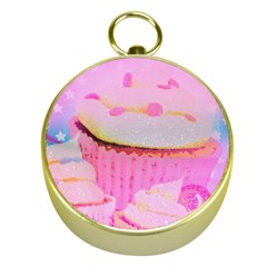 Cupcakes Covered In Sparkly Sugar Gold Compass by StuffOrSomething