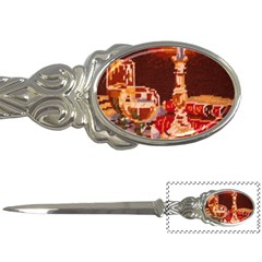 Bookworm Needlepoint Print Letter Opener by StuffOrSomething
