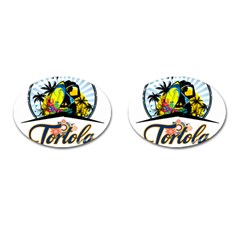 Tortola Cufflinks (oval) by Tropics