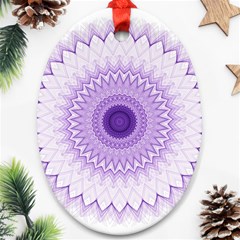 Mandala Oval Ornament (two Sides) by Siebenhuehner