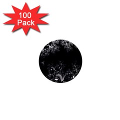 Midnight Frost Fractal 1  Mini Button Magnet (100 Pack) by Artist4God