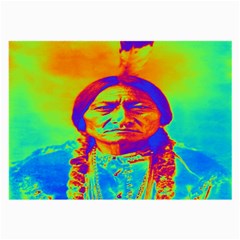 Sitting Bull Glasses Cloth (large, Two Sided) by icarusismartdesigns