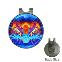 Escape From The Sun Hat Clip With Golf Ball Marker by icarusismartdesigns