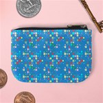 Colorful squares pattern Mini Coin Purse Back