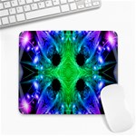 Alien Snowflake Large Mouse Pad (Rectangle) Front