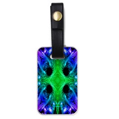 Alien Snowflake Luggage Tag (one Side) by icarusismartdesigns
