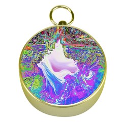 Splash1 Gold Compass by icarusismartdesigns