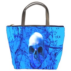 Alien Blue Bucket Handbag by icarusismartdesigns
