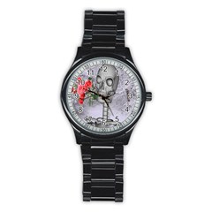 Looking Forward To Spring Sport Metal Watch (black) by icarusismartdesigns