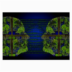 Binary Communication Glasses Cloth (large, Two Sided) by StuffOrSomething