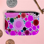 Bubble Gum Polkadot  Coin Change Purse Front