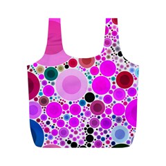 Bubble Gum Polkadot  Reusable Bag (m) by OCDesignss