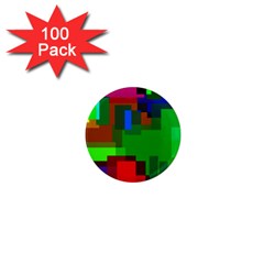 Pattern 1  Mini Button Magnet (100 Pack) by Siebenhuehner