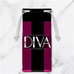 Pink Diva  Jewelry Bag Back