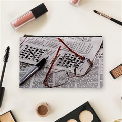 Crossword Genius Cosmetic Bag (medium) by StuffOrSomething