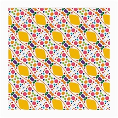 Dots And Rhombus Glasses Cloth (medium) by LalyLauraFLM