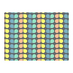 Colorful Leaf Pattern Double Sided Flano Blanket (mini) by GardenOfOphir