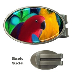 Two Friends Money Clip (oval) by JulianneOsoskeFeathers