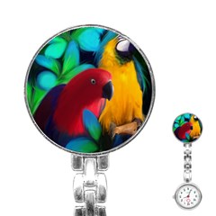 Two Friends Stainless Steel Nurses Watch by JulianneOsoskeFeathers