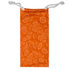 Orange Abstract 45s Jewelry Bag by StuffOrSomething