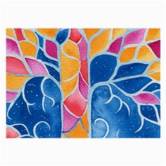 Yellow Blue Pink Abstract  Glasses Cloth (large) by OCDesignss