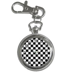 Black And White Polka Dots Key Chain Watch by ElenaIndolfiStyle