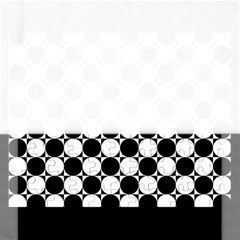 Black And White Polka Dots Jigsaw Puzzle (rectangle) by ElenaIndolfiStyle