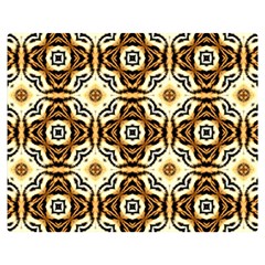 Faux Animal Print Pattern Double Sided Flano Blanket (medium)  by GardenOfOphir