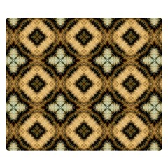 Faux Animal Print Pattern Double Sided Flano Blanket (small)  by GardenOfOphir