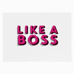 Like A Boss  Large Glasses Cloth (2-side) by OCDesignss