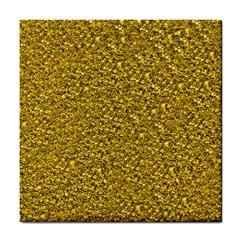 Sparkling Glitter Golden Tile Coasters by ImpressiveMoments