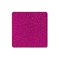 Sparkling Glitter Pink Square Magnet by ImpressiveMoments