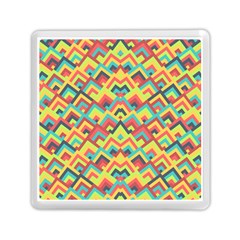 Trendy Chic Modern Chevron Pattern Memory Card Reader (square)  by GardenOfOphir