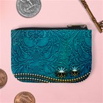Wonderful Decorative Design With Floral Elements Mini Coin Purses Back