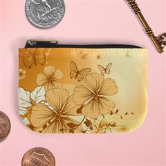 Wonderful Flowers With Butterflies Mini Coin Purses by FantasyWorld7