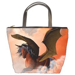 The Dark Unicorn Bucket Bags by FantasyWorld7