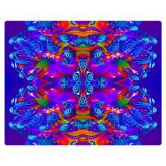 Abstract 4 Double Sided Flano Blanket (medium)  by icarusismartdesigns