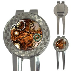 Steampunk In Noble Design 3-in-1 Golf Divots by FantasyWorld7