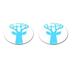 Party Deer With Bunting Cufflinks (oval) by CraftyLittleNodes