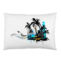 Surfing Pillow Cases by EnjoymentArt