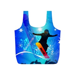 Snowboarding Full Print Recycle Bags (s)  by FantasyWorld7