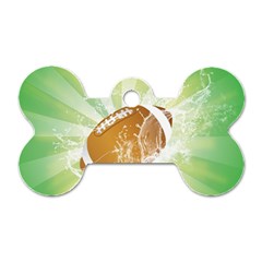 American Football  Dog Tag Bone (two Sides) by FantasyWorld7