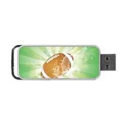 American Football  Portable Usb Flash (one Side) by FantasyWorld7